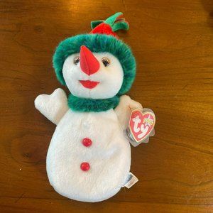 Ty Beanie Baby - Snowgirl Christmas -  Style Number #4333